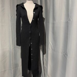 BEBE ladies sweater dress/jacket/coat size s